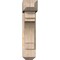 Ekena Millwork Merced Craftsman Smooth Bracket w/ Offset Brace, Douglas Fir, 7 1/2"W x 24"D x 32"H BKT0806X24X32MRC04SDF - alternate 3